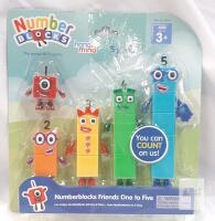 hand2mind Numberblocks Friends One to Five Figure Set &ndash; Durable Plastic Figures with Posable Arms