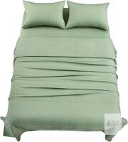 New Mooreeke Bamboo Draps King Sheets, Cooling Bed Sheets Rayon Derived from Bamboo, Green Breathable & Soft Bed Sheets