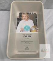 Martha Stewart Gallen 9" Nonstick Steel Loaf Pan Teal &ndash; Oven Safe to 450&deg;F, Hand Wash