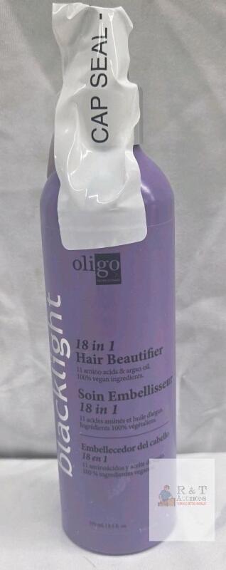 Oligo Professionnel Blacklight 18 in 1 Hair Beautifier, 8.5 fl oz, Enriched with 11 Amino Acids and Argan Oil