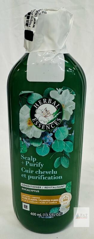 Herbal Essences Scalp + Purify Conditioner, Eucalyptus, 400ml, Sulfate-Free, Cruelty-Free, Sealed