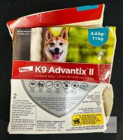 K9 Advantix II Medium Dog Flea & Tick Treatment, 2 Doses, 4.6-11 kg