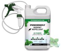 New - Powermint Peppermint Oil Rodent Repellent Spray , 1gal. Bottle