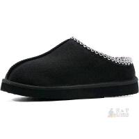 New Size 42-43 EU Unisex GETOEU Memory Foam House Slipper Hand-Woven Fuzzy Cozy Slippers Genuine Suede Indoor and Outdoor,Black