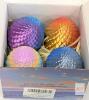 [Random Colours ] 4pc Mydethun 3D Printed Articulated Dragons in Eggs, Eggs 3" Tall - 3