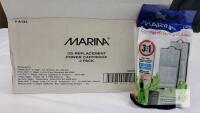 20 New Marina i25 Aquarium Filter Replacement Filter Cartridges . 10 Packs , 2 Per Pack