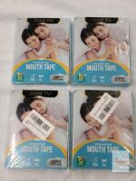 QIAN YU Mouth Tape &ndash; 120 Strips, Medical-Grade Hypoallergenic, Snoring & Sleep Aid, Sealed 4-Pack