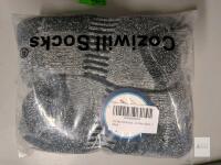 4 New Size Large Boys Black Socks