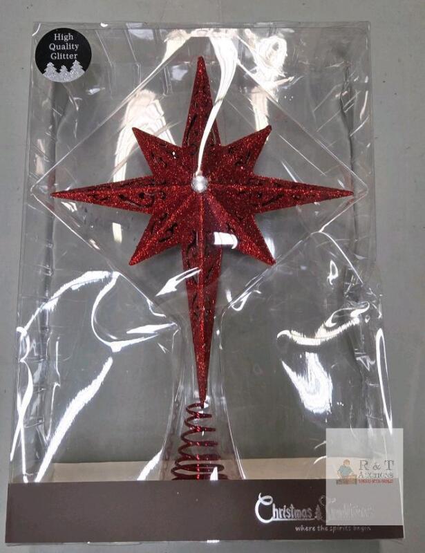 New Christmas Traditions High Quality Glitter Tree Star