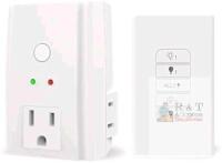 New Tiffcofio Indoor Light Remote Control Outlet, RF2066, 100ft Range Remote Control, 15A/1875W