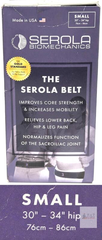 NEW Serola Biomechanics Serola Belt Small (30-34" Hip) SI Joint Support Brace USA