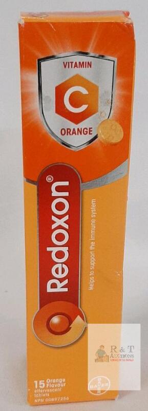 Redoxon Vitamin C 1000 mg Effervescent Tablets, 15 Count, Orange Flavor
