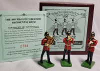 Britains ' The Sherwood Foresters Regimental Band ' Lead Miniatures