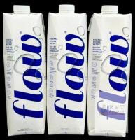 3 New 1L FLOW Alkaline Spring Water, 100% Natural Alkaline Water, Eco-Friendly Packaging, Refreshing Taste, Boxed Mineral Water, Natural Electrolytes, Water with pH, Non-GMO, BPA-Free, Spring Source: South Bruce County, Ontario Canada [bb 04/2027]