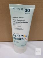 New - ATTITUDE 30 SPF Unscented Sunscreen , 2.6oz. . Exp. 2028 / 10