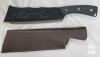New - Tiksec Dragon Slaying Knife w/Sheath . Measures 12" long - 2