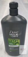 Dove Men+Care Fresh & Clean 2-in-1 Shampoo & Conditioner, 32.1 fl oz (950 mL), Menthol, Vegan