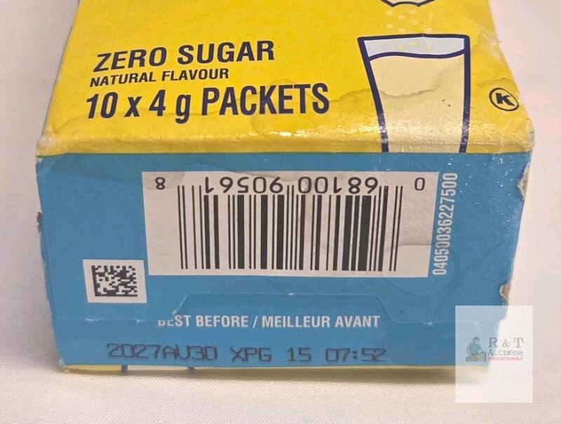 exp Aug 2027 Mio Limonade Zero Sugar 10-Pack & Energy Peach Mango 10-Pack, Powder Mixes, Caffeinated Option