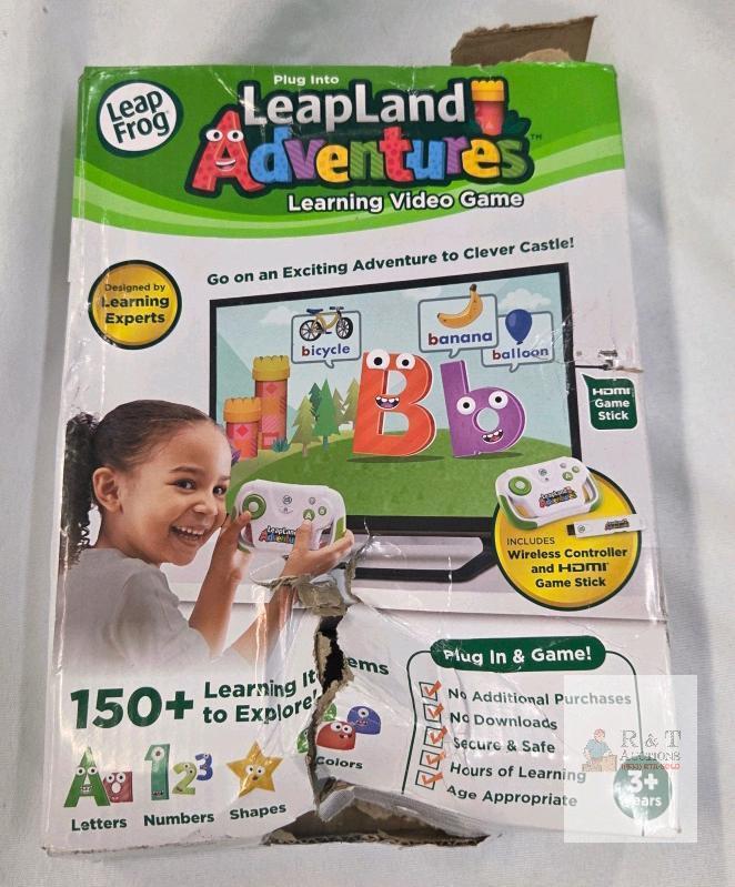 LeapFrog LeapLand Adventures Learning Video Game Console &ndash; 150+ Learning Items, HDMI Connectivity