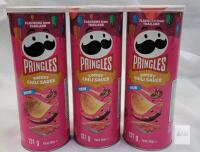 [BB 2026 MA 14] 3 Pringles Sweet Chili Sauce Flavor Chips .