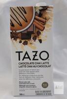 Tazo Chocolate Chai Latte Tea Concentrate, 32 fl oz (946 mL) Black Tea, Best Before Aug 2026