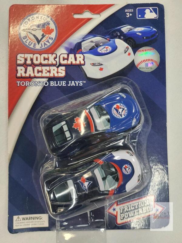 Toronto Blue Jays MLB Stock Car Racers 2-Pack, Friction Powered, DGL Toys, Official Licensed