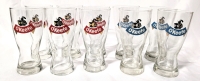 10 Vintage O'KEEFE Beer Glasses.