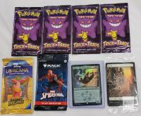 Pok&eacute;mon, Disney Lorcana, and Magic: The Gathering TCG Booster Packs & Singles Lot