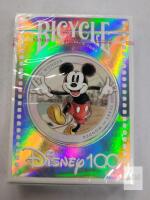 Bicycle Disney 100th Anniversary Playing Cards &ndash; Limited Edition Holographic Foil Deck