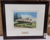 " Make Believe Voyage " by James Lumbers Framed Print . Measures 29.5"&times;25 &frac34;"