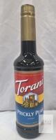 Torani Prickly Pear Syrup, 750 mL Glass Bottle, Sealed, Kosher Certified
