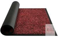 New - Mibao Front Door Mat, Dirt Trapper Welcome Mat for Outdoor / Indoor, Non-Slip Waterproof Doormat, Durable Machine Washable Low Profile Entry Rug for Back Door Outside Patio Porch, 30"&times;18" - Red