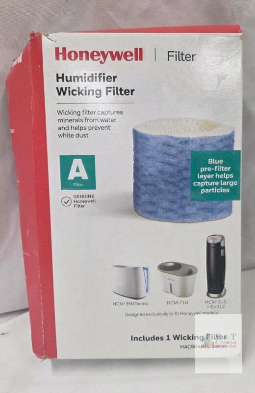 Honeywell Humidifier Wicking Filter A (HAC504PFC), Antimicrobial, Multiple Models Compatible
