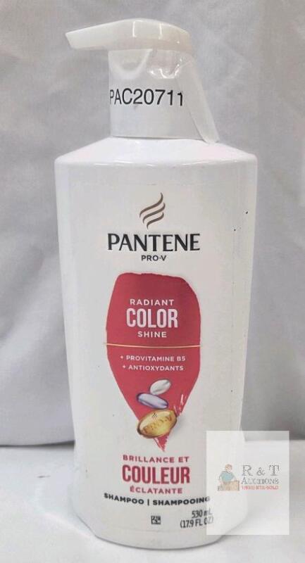 Pantene Pro-V Radiant Color Shine Shampoo, 17.9 fl oz Pump, Color-Treated Hair, Paraben-Free