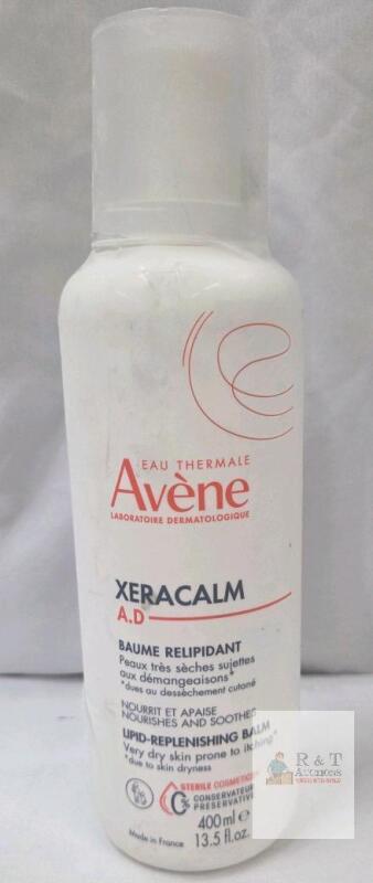 Av&egrave;ne XeraCalm A.D. Lipid-Replenishing Balm 13.5 fl. oz (400ml) - Fragrance-Free, Sterile, Batch 5A22A