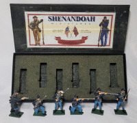 Shenandoah Miniatures ' Union Infantry Firing ' Toy Soldier Lead Miniatures