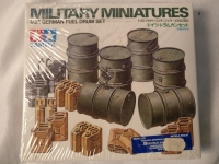 New Tamiya Military Minis 1:35 Scale German Fuel Drum Set