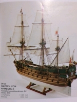 Vintage Movo 1:40 Scale Model Ship - Wappen von Hamburg I - 1667