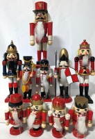 10 Wooden Nutcrackers (4.5" - 10")