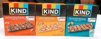 bb Mar 27 KIND Nut Bars, 3 Flavours, 5x40g Packs: Peanut Butter/Dark Chocolate, Caramel/Sea Salt, Sea Salt