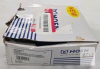 Moen 104451 Thermostatic Mixing Valve, 1/2" FNPT x 3/8" Comp, Brass, cUPC, Box/Manual