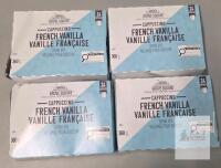 Grove Square Cappuccino French Vanilla 24 K-Cup Capsules (4 Boxes, 96 Total) Exp. Jan 2026