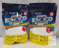 2 Eco Living Solutions Boric Acid Powder 99.99% 8oz (227g) Canada Multi-Purpose Cleaning