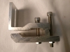 6 New Aluminum Clamps / Brackets with Hardware - 4" Tall