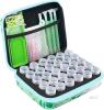 New Green Butterfly Diamond Painting Storage Containers, 30 Slots Diamond Art Accessories and Tools Kits Storage Box for Jewelry Beads