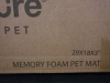 New Bedsure Memory Foam Dog Mat - 29"x18"X3" - 7