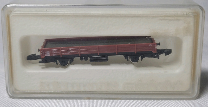 Marklin Mini-Club Z Gauge Low Side Railroad Car Toy Train Car , # 8610