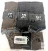 New Size XL Unisex 4-Pack - Black/Brown - CWVLC Crew Hiking Socks, Cushion, Moisture Wicking, Arch Compression Boot Socks - 3