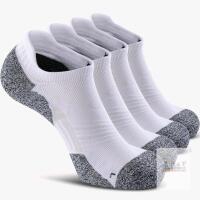 8-Pack New CWVLC Unisex Cushioned Compression Athletic Ankle Socks , White . XL (12-14)