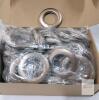 New - 50-Pack Curtain Grommet Inner Diameter 1-9/16"(40mm) Curtain Eyelet Rings Grommet Curtains Grommets Kit for Casement Eyelet